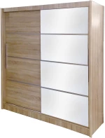 Ντουλάπα Δίφυλλη Ilona Sonoma 205x61x215εκ