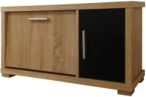 Παπουτσοθήκη Laura 90x28.2x45.8εκ Σονόμα-μαύρο