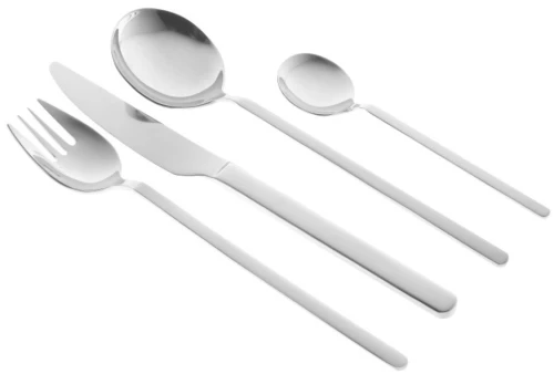 224429 Click S/24 Σετ Μαχαιροπηρουνα Μεταλλικο Ασημι Ασημενιο Ανοξειδωτο Ατσαλι