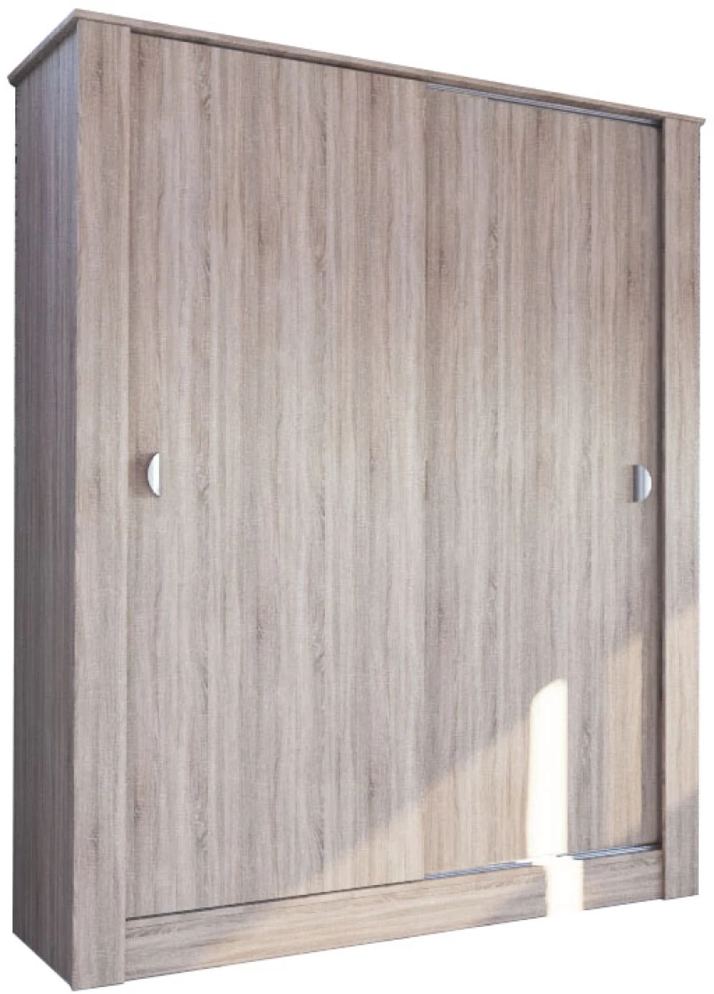 Ντουλάπα Δίφυλλη Antique Sonoma 150x58x190cm