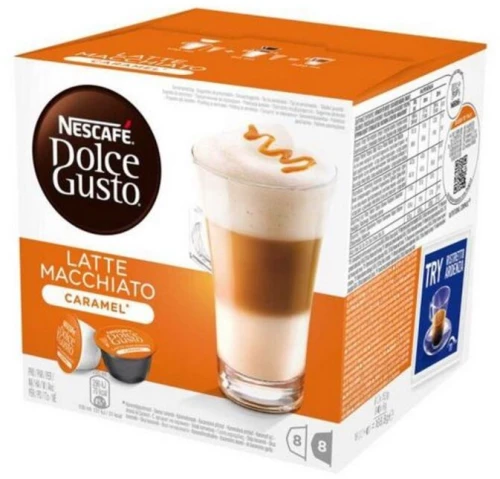 Κάψουλες Για Καφέ Nescafé Dolce Gusto 24191 Latte Macchiato (16 Uds) Καραμελί