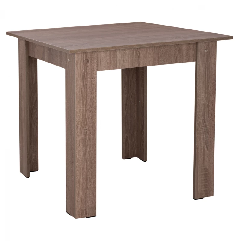 Τραπεζι Κουζινασ Kelvin Sonama Oak Truffle Hm2427.05 80x80x77 Εκ.