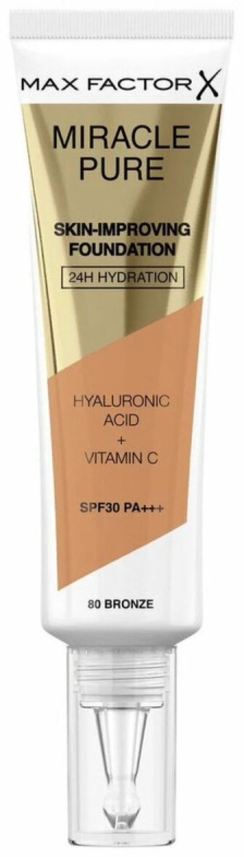 Υγρό Μaκe Up Max Factor Miracle Pure 80-bronze Spf 30 (30 Ml)