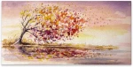 Πίνακας Σε Καμβά "tree In The Wind" Megapap Ψηφιακής Εκτύπωσης 140x70x3εκ.