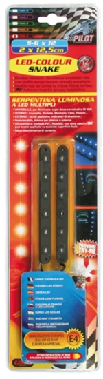 Tainia Σε Πλαστικη Βαση 6 Led 12v 12,5 Cm Πρασινο -2 Τεμ.