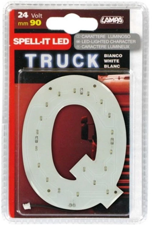 Γραμμα Q Λευκο 24v Led