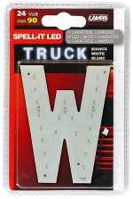 Γραμμα W Λευκο 24v Led