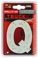 Γραμμα Q Κοκκινο 24v Led