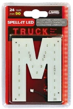 Γραμμα Μ Κοκκινο 24v Led