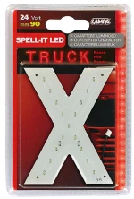 Γραμμα Χ Κοκκινο 24v Led
