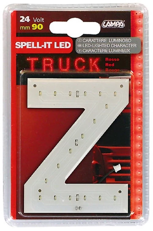Γραμμα Ζ Κοκκινο 24v Led
