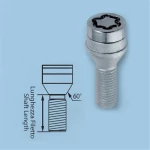 Μπουλονια Ασφαλειασ 14x1,5 31mm (17) Κωνικα A310