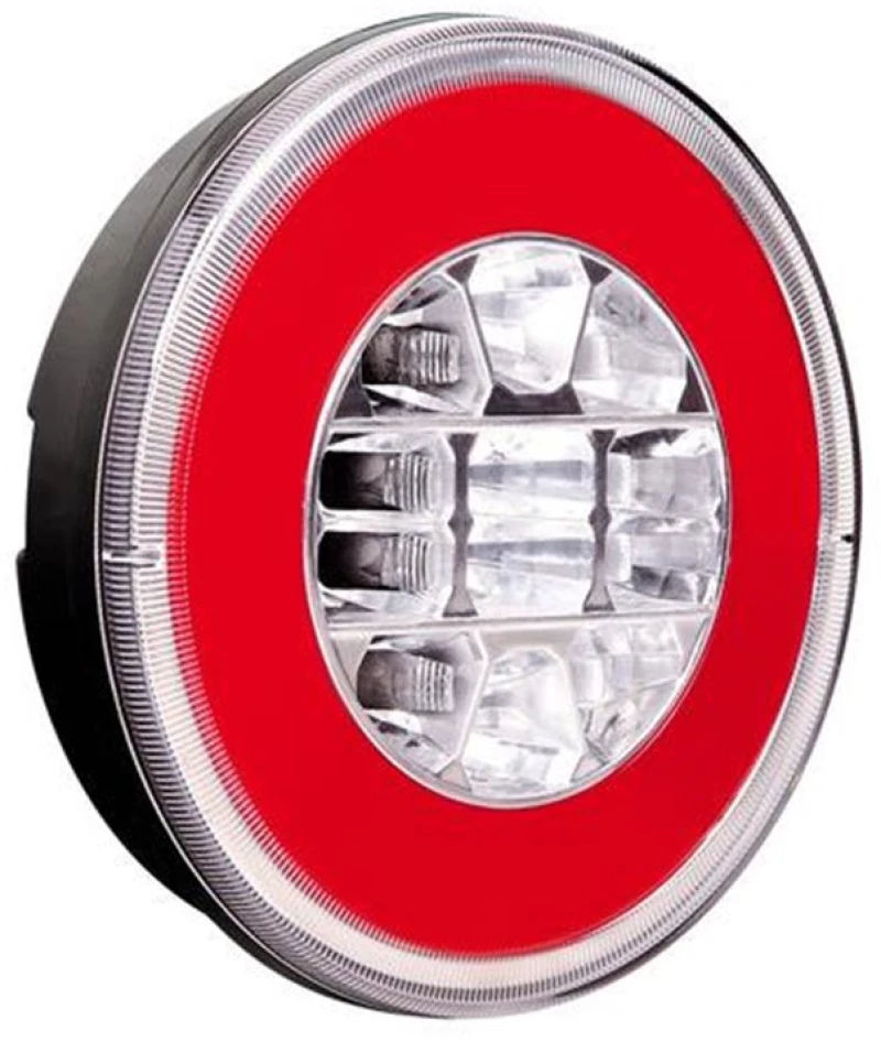 Φωσ Φορτηγου Πισω 12/24v O-led 29led 3 Χρησεων Στρογγυλο 140mm 1τεμ.