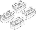Mercedes Cla C117 03/15+ Kit Ακρα (ποδια) Για Μπαρεσ Nordrive