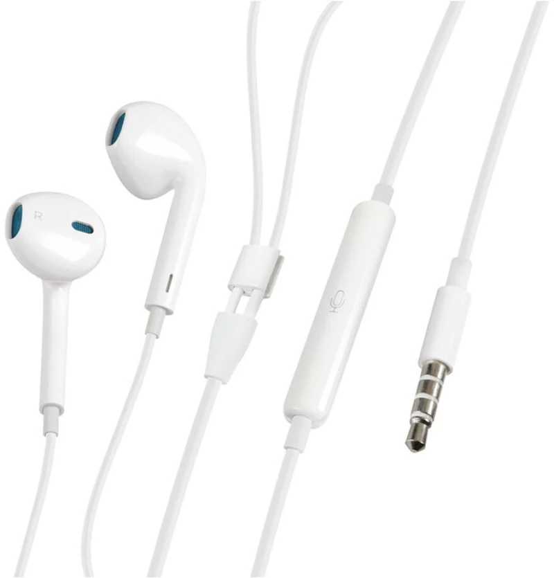 Ακουστικα Με Μικροφωνο Stereo Jack 3,5mm 120cm Essentials Lampa - 1 Τεμ.
