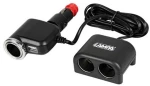 Ανταπτορασ Αναπτηρα 3 Θεσεων+usb 10a Με Καλωδιο 200cm 12/24v Duo 3in1