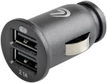 Φορτιστησ Αναπτηρα Με 2 Θυρεσ Usb 2100ma 12/24v Led Fast Charge