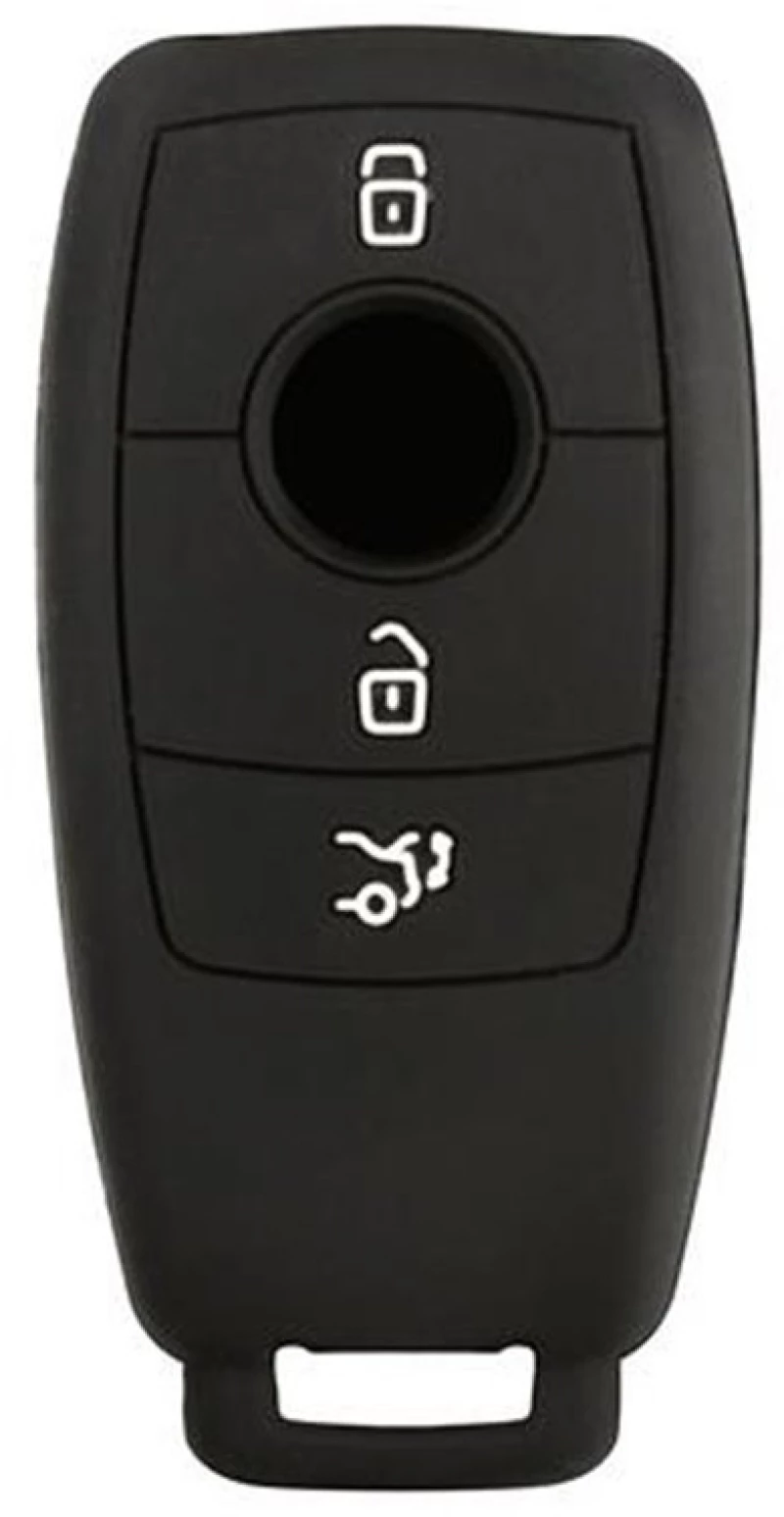 Mercedes Type-3 Καλυμμα Κλειδιων Σιλικονησ Μαυρο Χρωμα 1τεμ.