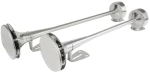 Κορνα Διπλη Πνευματικη 118db 24v 58+64cm Με Βασεισ Στηριξησ