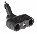 Ανταπτορασ Αναπτηρα 2 Φισ Αναπτηρα+2 Usb 12/24v Duo-4