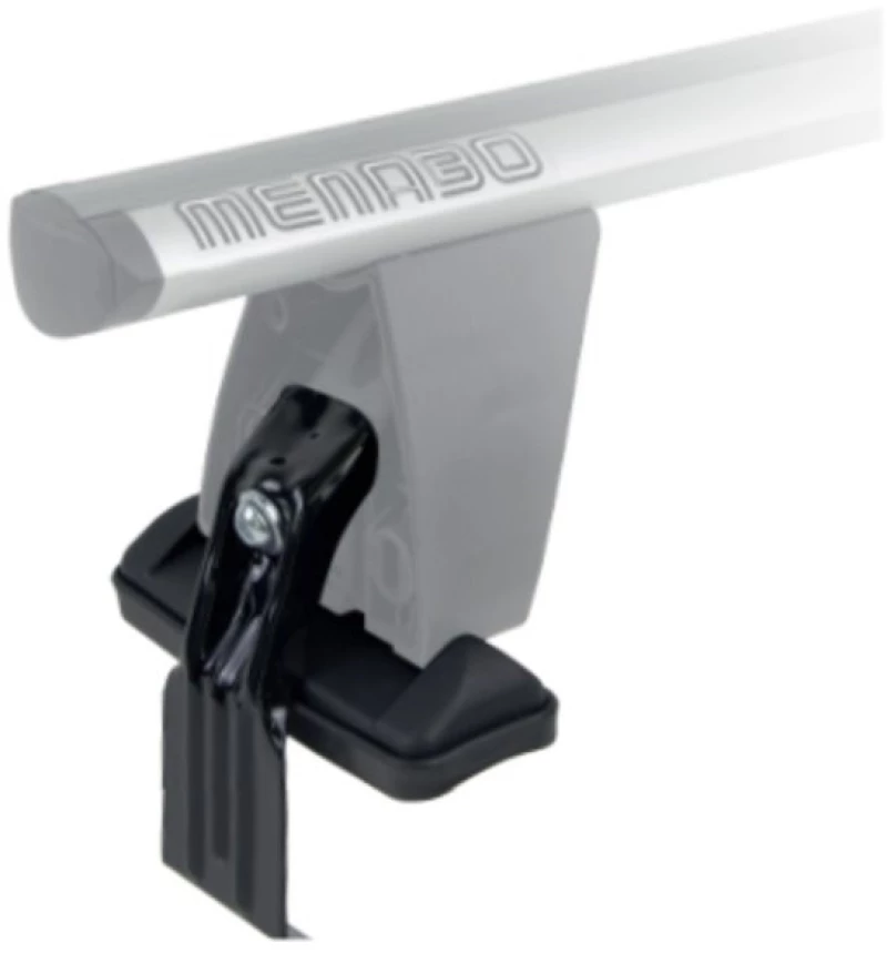Dlkit20g Kit Type G Ακρα (ποδια) Για Μπαρεσ Οροφησ Delta Black/silver Menabo - 1 Σετ