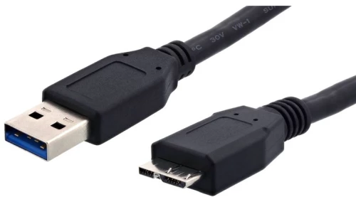 Powertech Καλώδιο Usb 3.0 Σε Micro Usb Cab-u004, Superspeed, 1.5m, Μαύρο