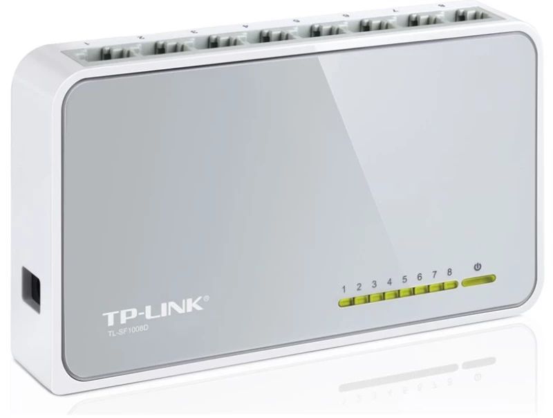 Tp-link Desktop Switch Tl-sf1008d, 8-port 10/100mbps, Ver. 8.2
