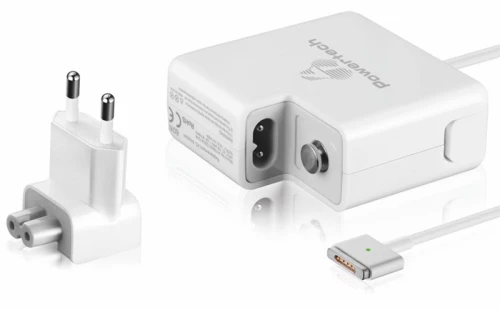 Powertech Τροφοδοτικό Laptop Pt-289 Για Apple, 60w, 16.5v/3.65a, Λευκό