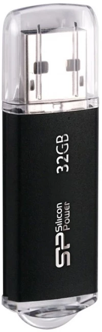 Silicon Power Usb Flash Drive Ultima Ii-i, 32gb, Usb 2.0, Μαύρο