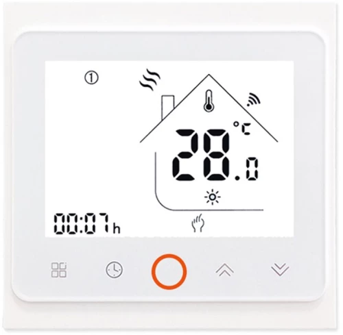 Smart Θερμοστάτης Πετρελαίου Bht-002-gblw, Wifi, Λευκός