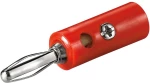 Goobay Βύσμα Μπανάνα Plug 11375, Αρσενικό 4.5mm, Κόκκινο, 10τμχ