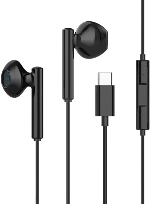 Celebrat Earphones Με Μικρόφωνο G16, Type-c, 1.2m, Μαύρα