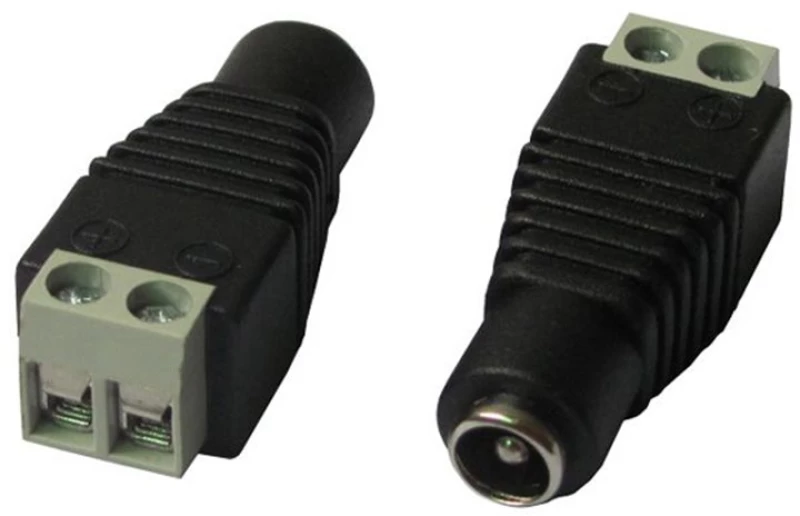 Folksafe Βύσμα Τροφοδοσίας Dc Θηλυκό Dcfc, 5.5x2.1mm, Σε Κλέμα, 5τμχ