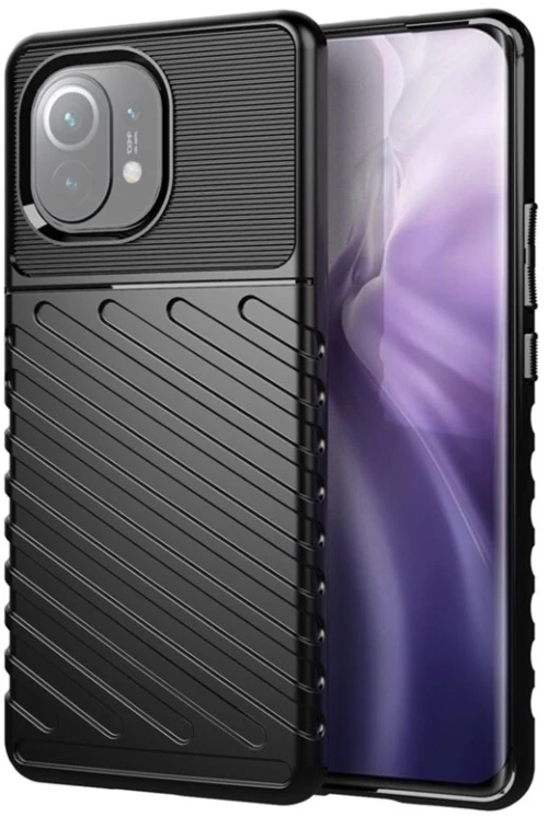 Powertech Θήκη Thunder Mob-1634 Για Xiaomi Mi 11, Μαύρη