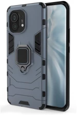 Powertech Θήκη Ring Armor Mob-1712 Για Xiaomi Mi 11, Μπλε