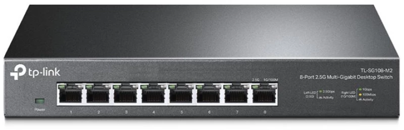 Tp-link Multi-gigabit Desktop Switch Tl-sg108-m2, 8-port 2.5g, Ver. 1.0