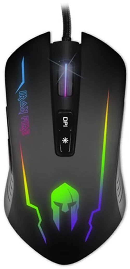 Nod Iron Fire Rgb Wired Gaming Mouse