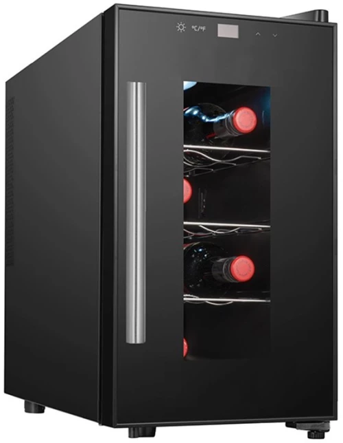 Pc-wk 1232 Glass Door Refrigerator 23l, Black