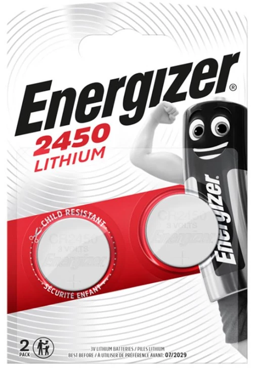 Energizer Cr2450/2tem Lithium Coin F016502