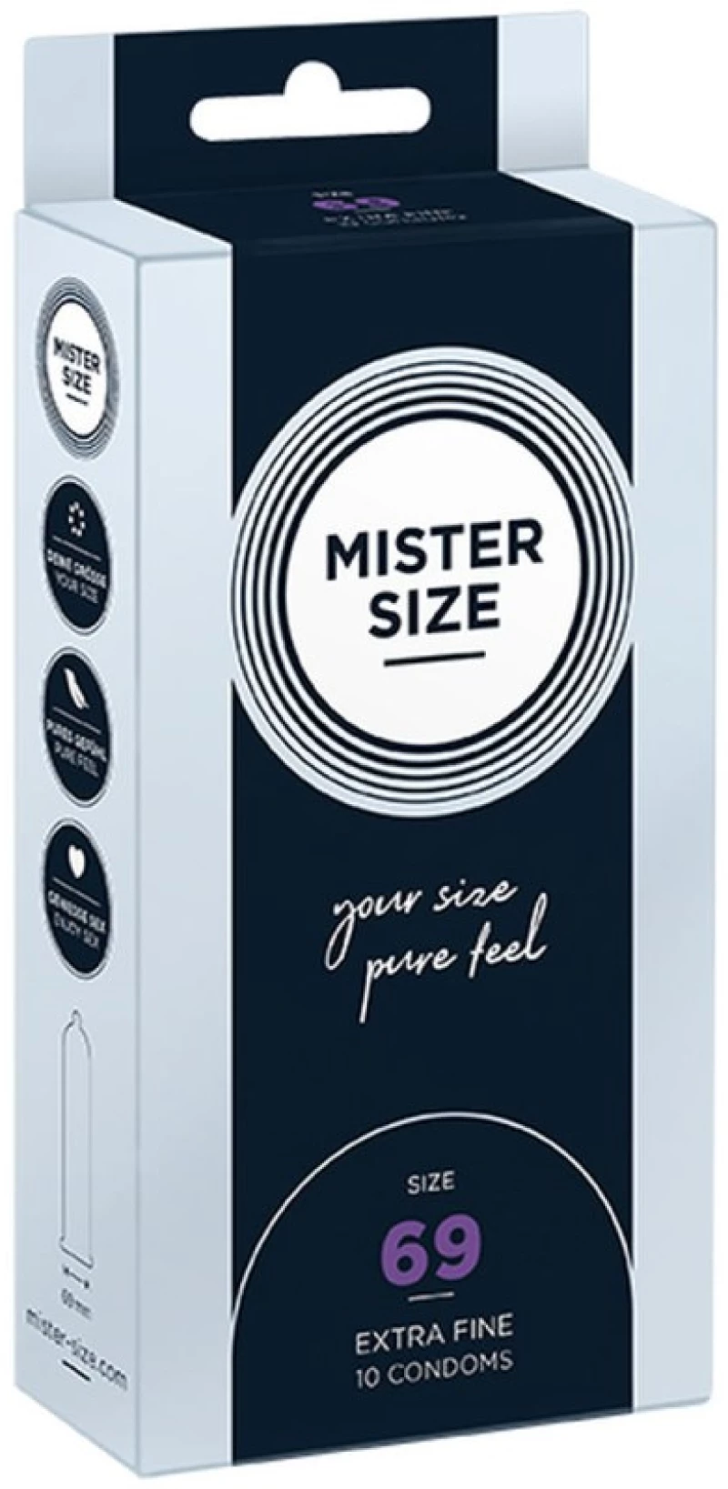 Προφυλακτικά Mister Size Ø 6,9 Cm (10 Pcs)