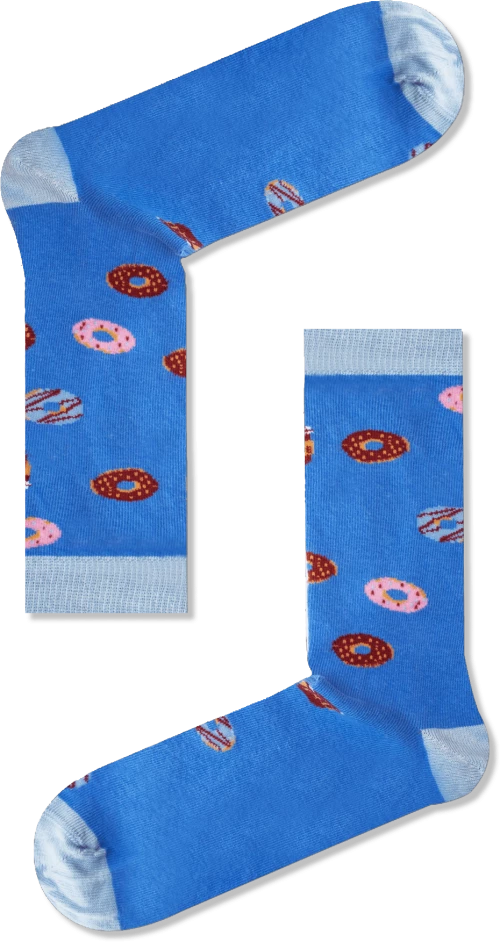 Vtex Socks Ανδρικές κάλτσες Blue Donnut
