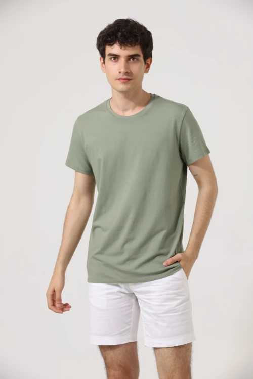 Vtex Socks Ανδρικό T-shirt Χακί