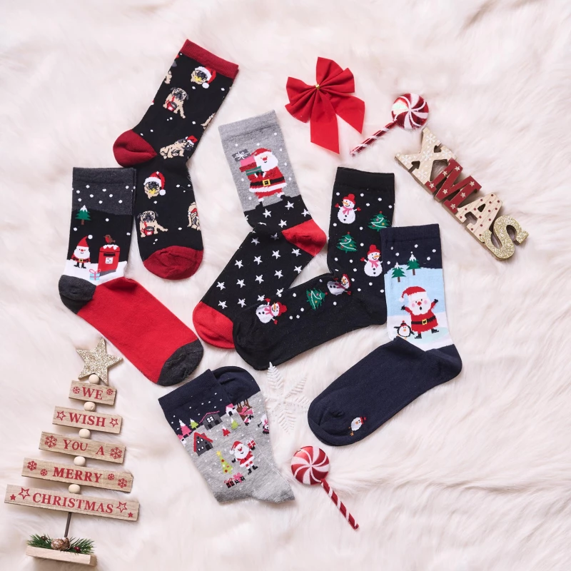 Vtex Socks Χριστουγεννιάτικο Σετ Κάλτσες "Dear Christmas"