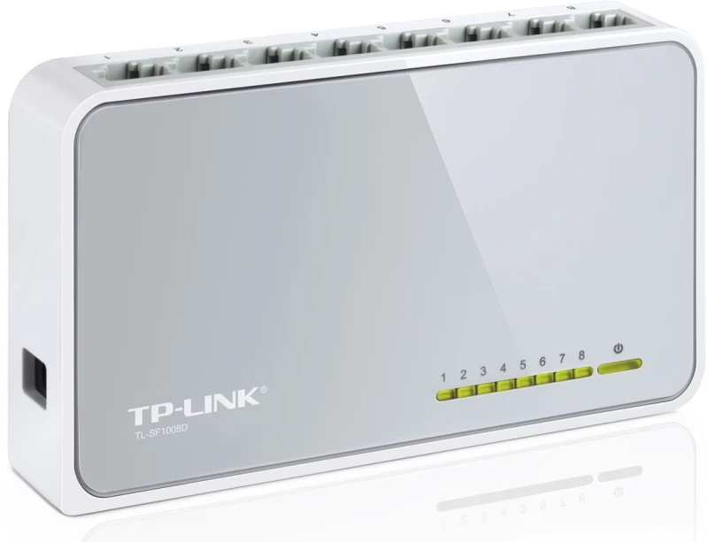 TP-LINK Desktop Switch TL-SF1008D, 8-port 10/100Mbps, Ver. 8.2