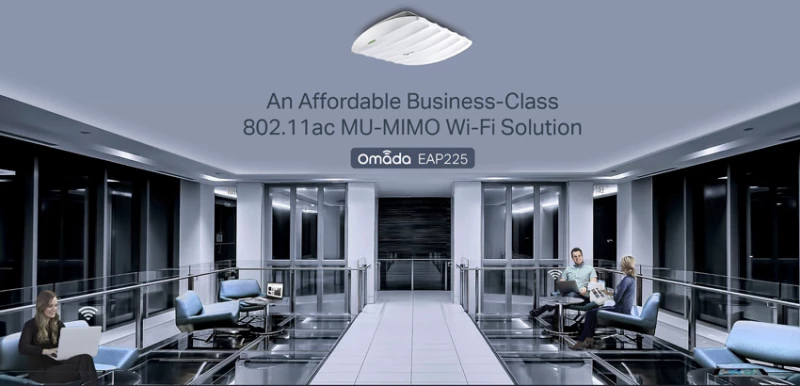 TP-LINK ασύρματο access point EAP225, AC1350, Ceiling Mount, Ver. 3.0