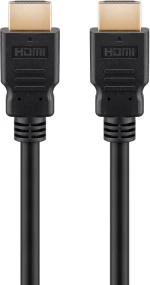 GOOBAY καλώδιο HDMI 2.1 certified 58263, ARC, 30AWG, 8K, 1m, μαύρο