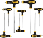 DELI σετ κλειδιά Allen DL233108  τύπου Ταφ  2-10mm  Cr-V  8τμχ