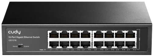 CUDY Ethernet switch GS1016, 16-port Gigabit, 10/100/1000Mbps
