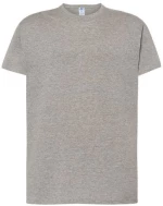 Ανδρικό T-shirt JHK 100% Βαμβάκι Γκρι Μελανζέ