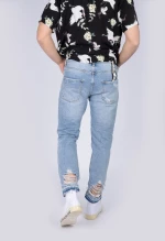 Τζιν Straight Fit με σκισίματα